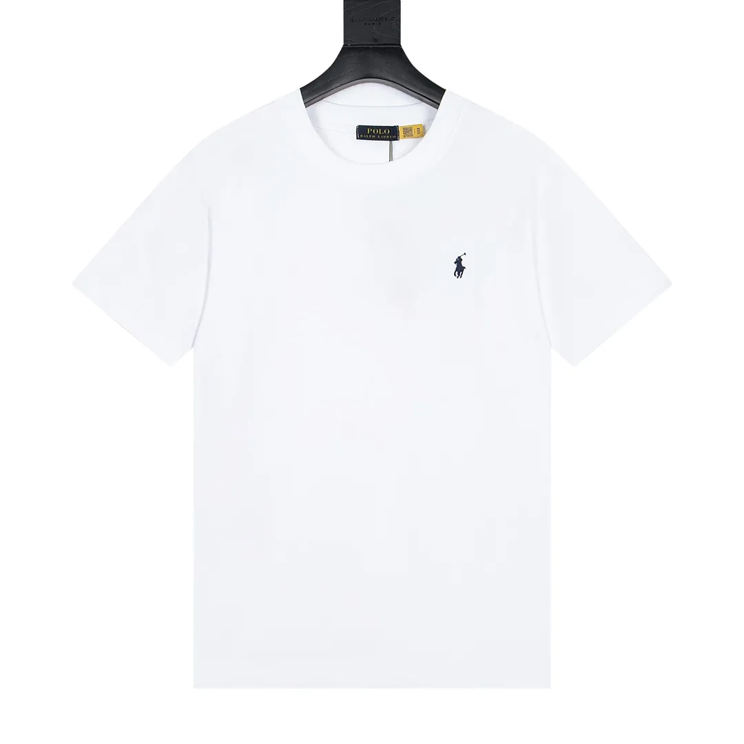 P100 Style No. Y710 Couple style is simple, beautiful and handsome😍[Ralph Lauren/Ralph Lauren] Couple wear classic embroidered cotton 240g T-shirt round neck, high quality goods, classic style has always been very popular! The workmanship details are very good! The simple round neck short-sleeved T-shirt is always the standard, with classic brand embroidery on the chest! All major stars have the same style! Best for couples. High quality goods! Xinjiang cotton micro-elastic and smooth fabric has excellent quality. Pure cotton is soft and skin-friendly. Three-dimensional design and tailoring. Classic styles are fashionable and never go out of style! Size: S-XL Color: Black White Gray Navy